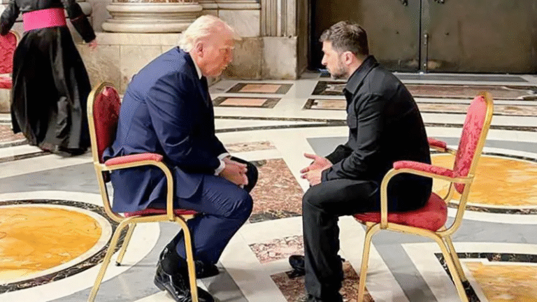 Trump questions Putin’s desire for peace after meeting Zelensky at the Vatican